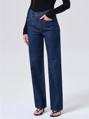NWT Agolde Harper Mid Rise Relaxed Straight Reissue Jeans Size 28